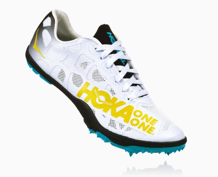 Hoka Piggsko Tilbud - HOKA ONE ONE Rocket LD Dame Hvite [NO-92VRCO]